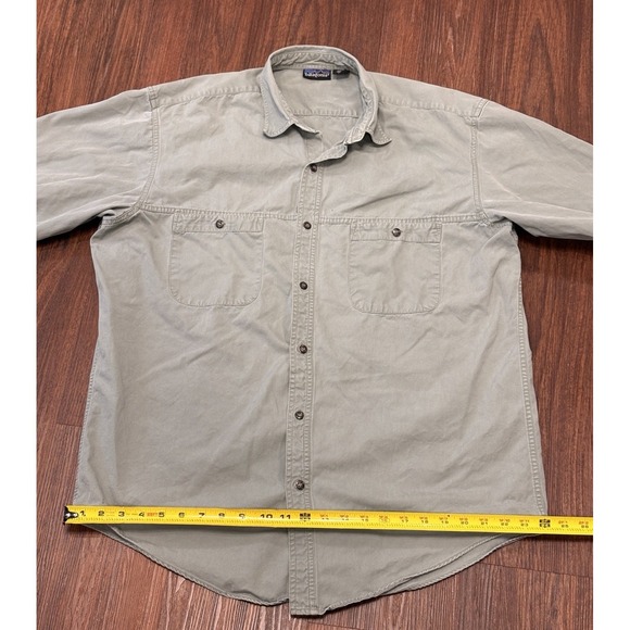 Patagonia Shirt Men's XL Button Up Long Sleeve Front Pockets - Picture 14 of 16